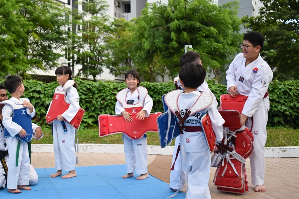 Singapore Taekwondo Sparring Lesson by Momentum Taekwondo