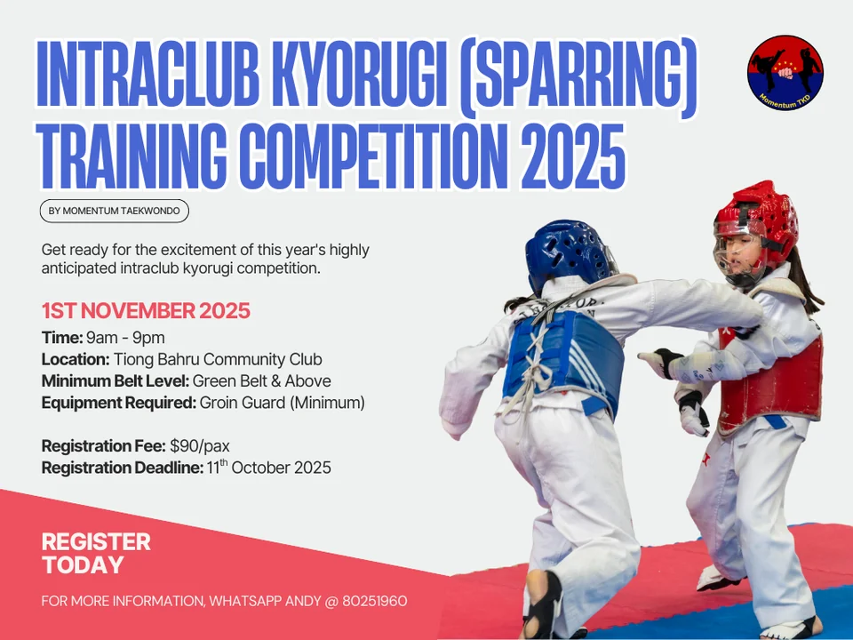 Intraclub Kyorugi (Sparring) Training Competition 2025